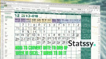 How to Convert Date to Day of Week in Excel: 7 ways to do it