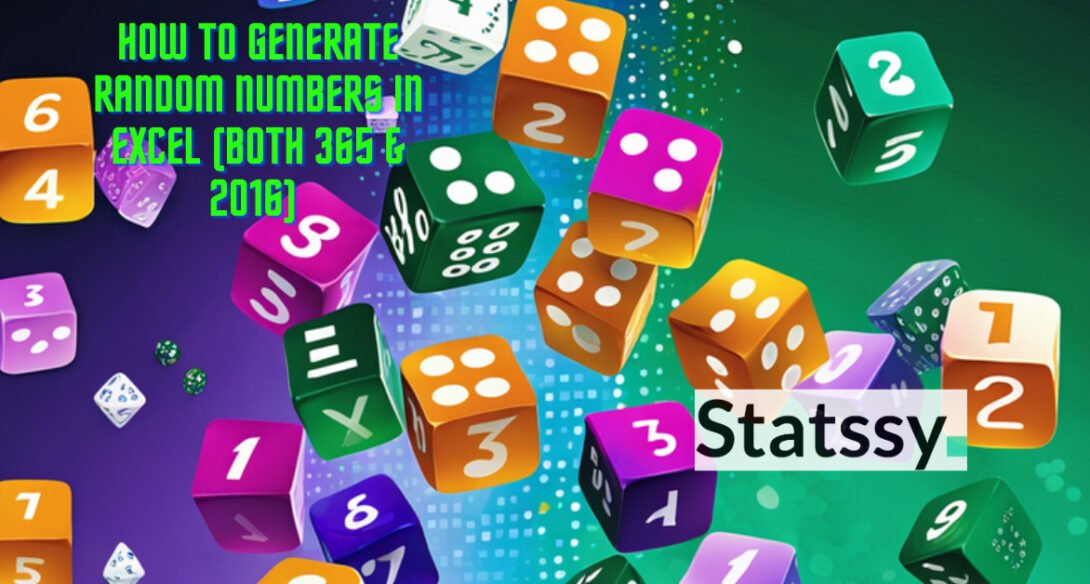 How to Generate Random Numbers in Excel (Both 365 & 2016) in 2025