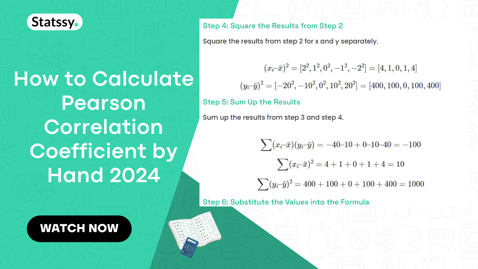 How to Calculate Pearson Correlation Coefficient by Hand 2025