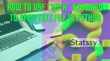 How to use “with” keyword to open text file in Python