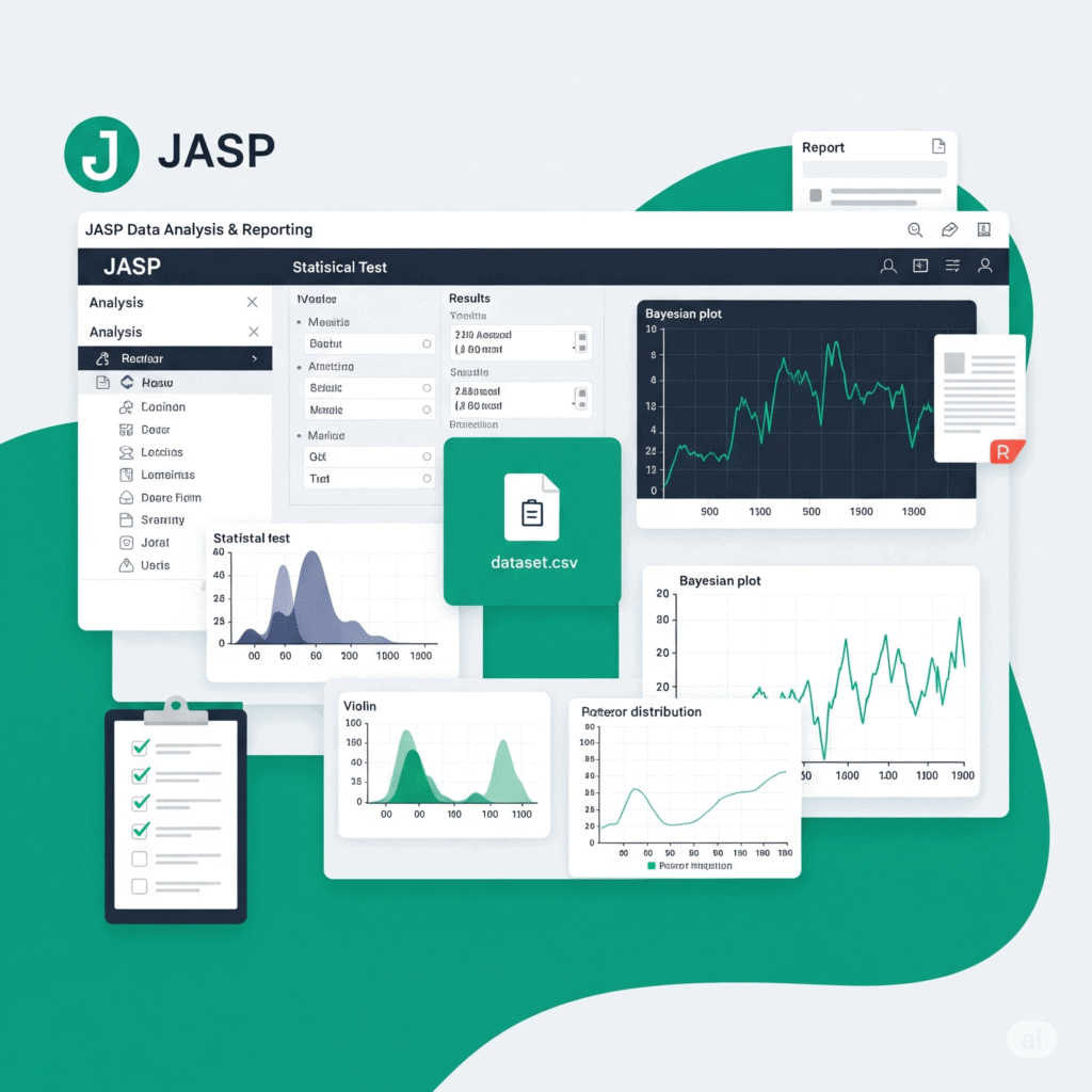 I can help you conduct statistical data analysis in JASP and write ...