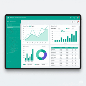 I will help you create dashboard in R Shiny