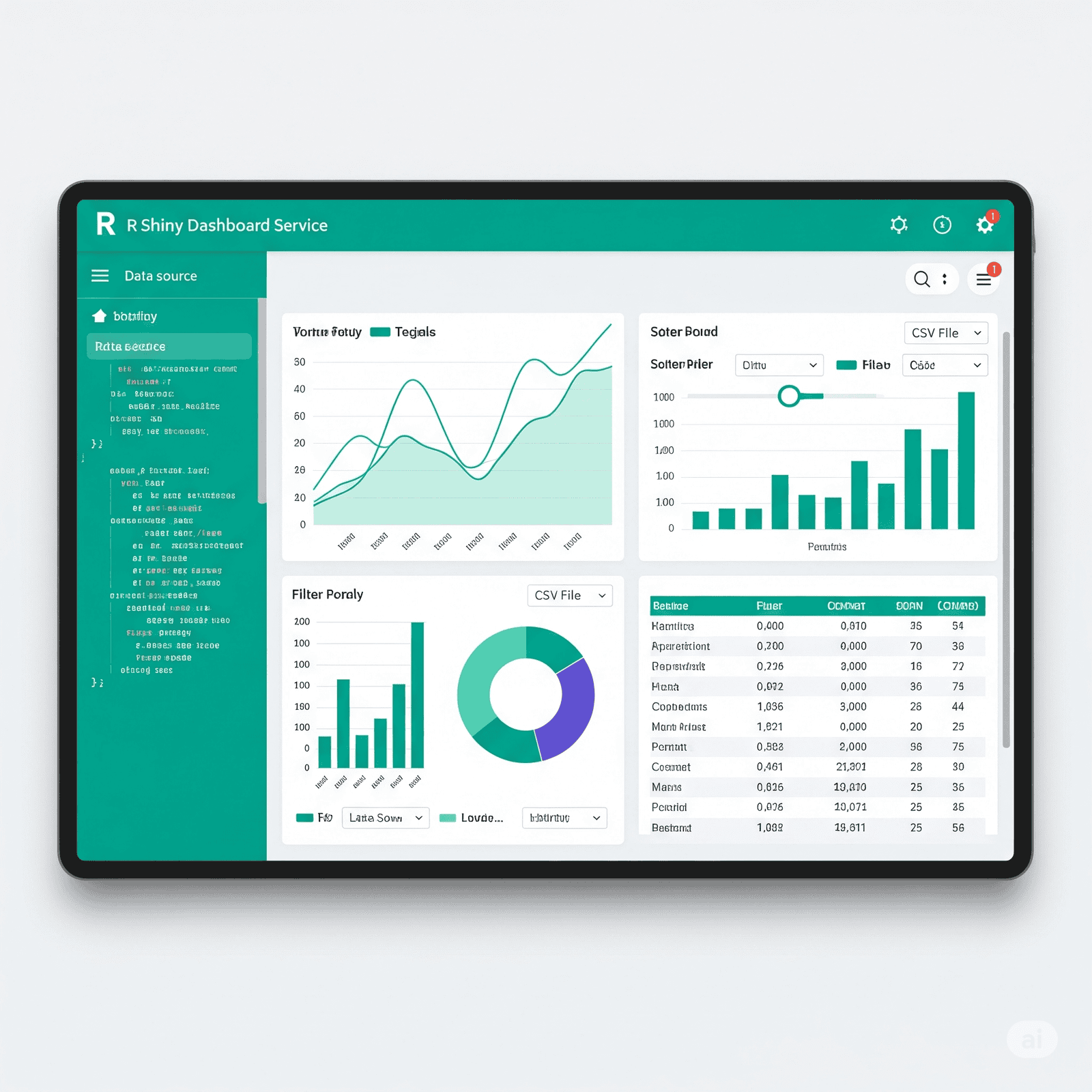 Create R Shiny Dashboard Development for Interactive Data Visualization