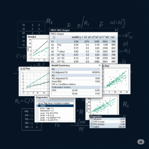 I can help you conduct Multiple Linear Regression and Reporting using SAS