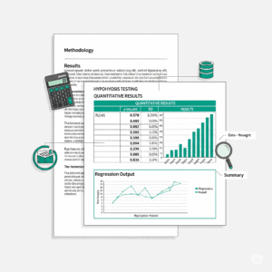 I can guide you conduct quantitative analysis and write dissertation