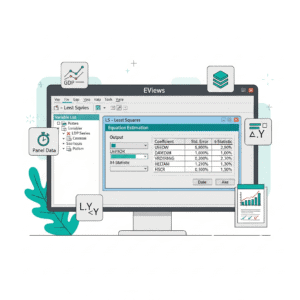 I can help you conduct data analysis and reporting using EViews