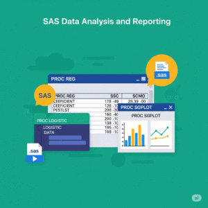 I can help you conduct data analysis and reporting using SAS