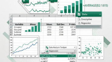 I can help you conduct statistical analysis and reporting using Excel