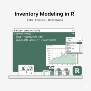 I can help you build inventory forecasting and optimization models to improve your stock management
