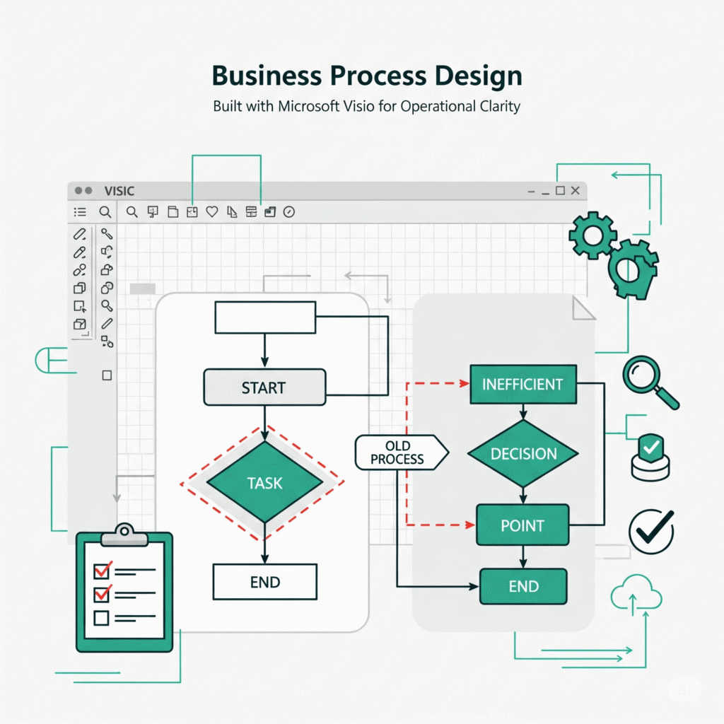Business Process Design with Microsoft Visio – Expert Workflow Mapping