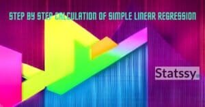 Calculate Simple Linear Regression and Residuals by Hand (Step by Step)