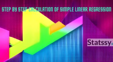 Calculate Simple Linear Regression and Residuals by Hand (Step by Step)