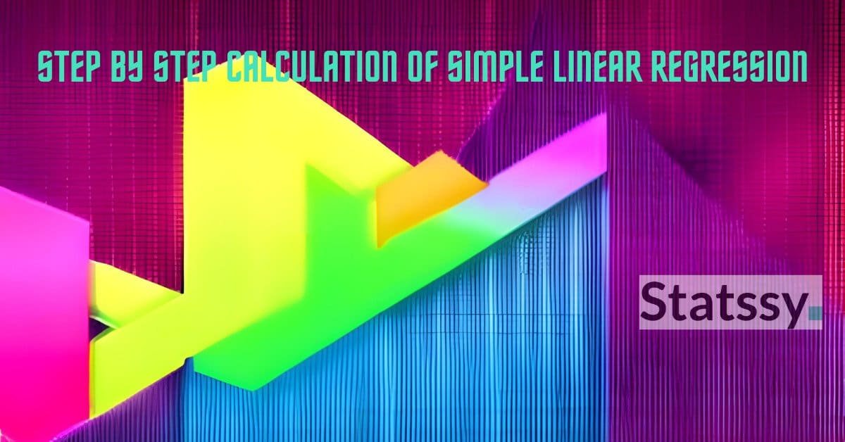 Calculate Simple Linear Regression and Residuals by Hand (Step by Step)