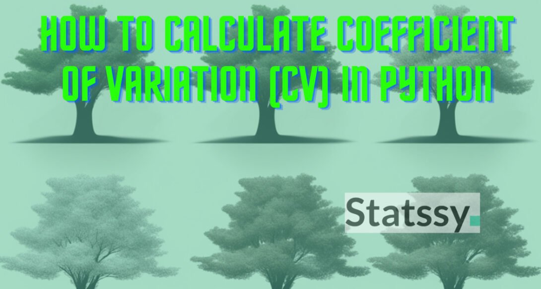 How to calculate Coefficient of Variation in Python 2025