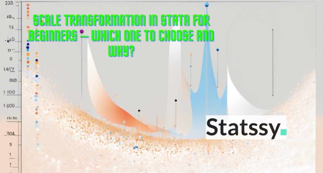 Data Transformation and Scaling in Stata for Beginners – Which one to choose and why?
