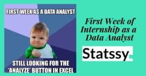 First Week of Internship as a Data Analyst for a B. Com Graduate in 2026