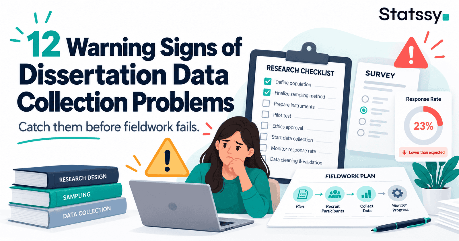 12 Warning Signs of Dissertation Data Collection Problems (Before Your Study Fails)