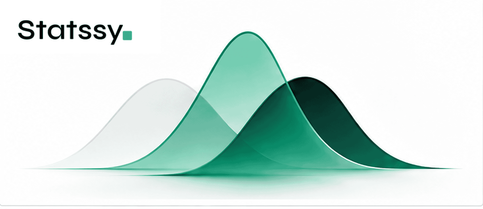 Overlapping statistical distribution curves representing parametric and nonparametric analysis considerations