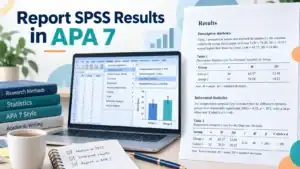 How to Report SPSS Results in APA 7 (Without Your Results Chapter Getting Rejected Again)