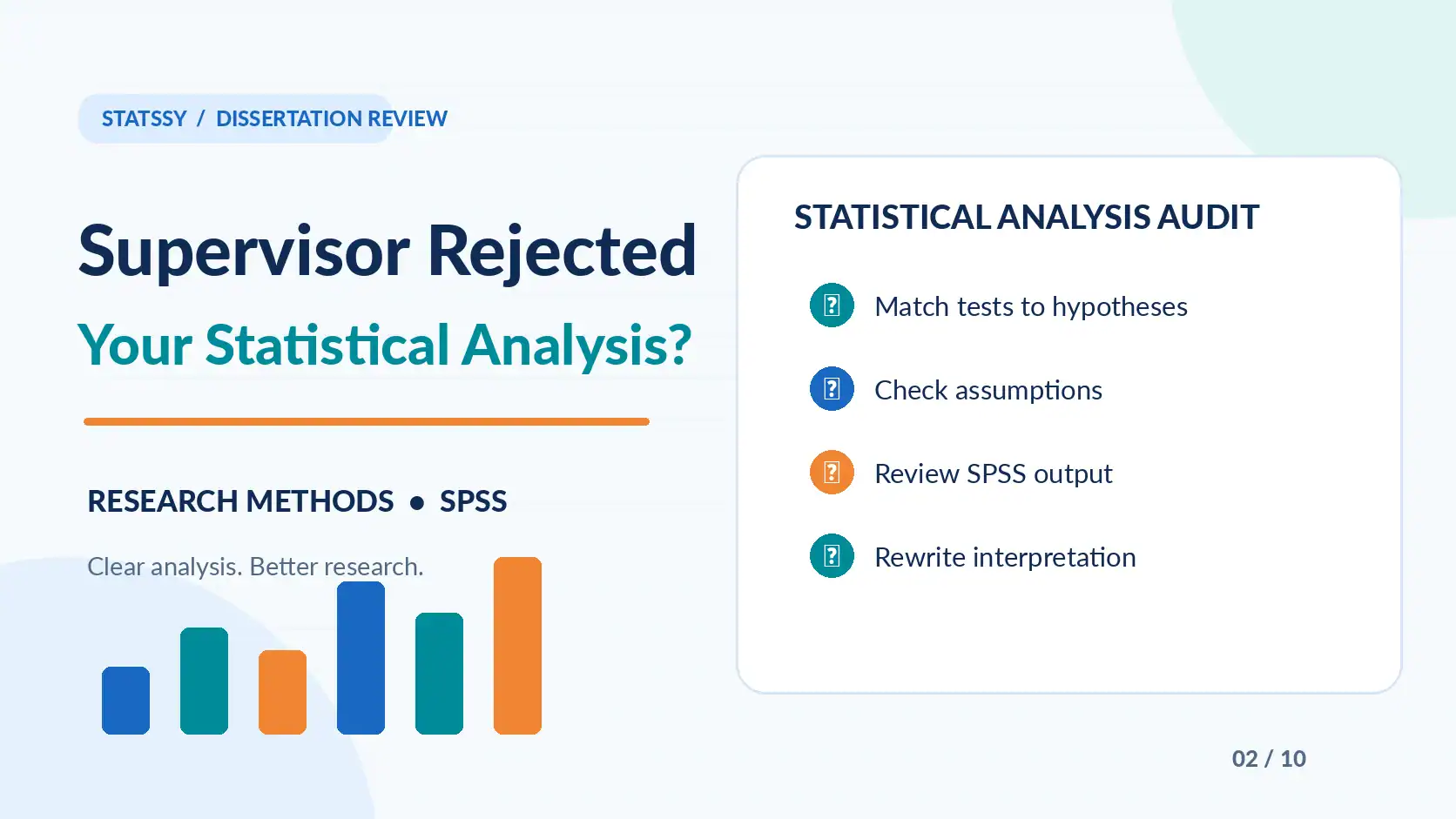 Supervisor Rejected Statistical Analysis? Here’s What to Do Next